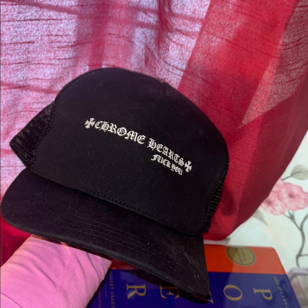 Chrome Hearts Black Mesh Cap
